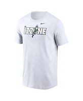 Nike Men's White Michigan State Spartans Izzone Crew Neck T-Shirt