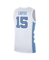 Jordan Men's Vince Carter White North Carolina Tar Heels Replica Basketball Jersey