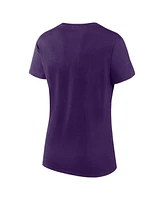 Logo Athletic Women's Purple Baltimore Ravens Lean T-Shirt