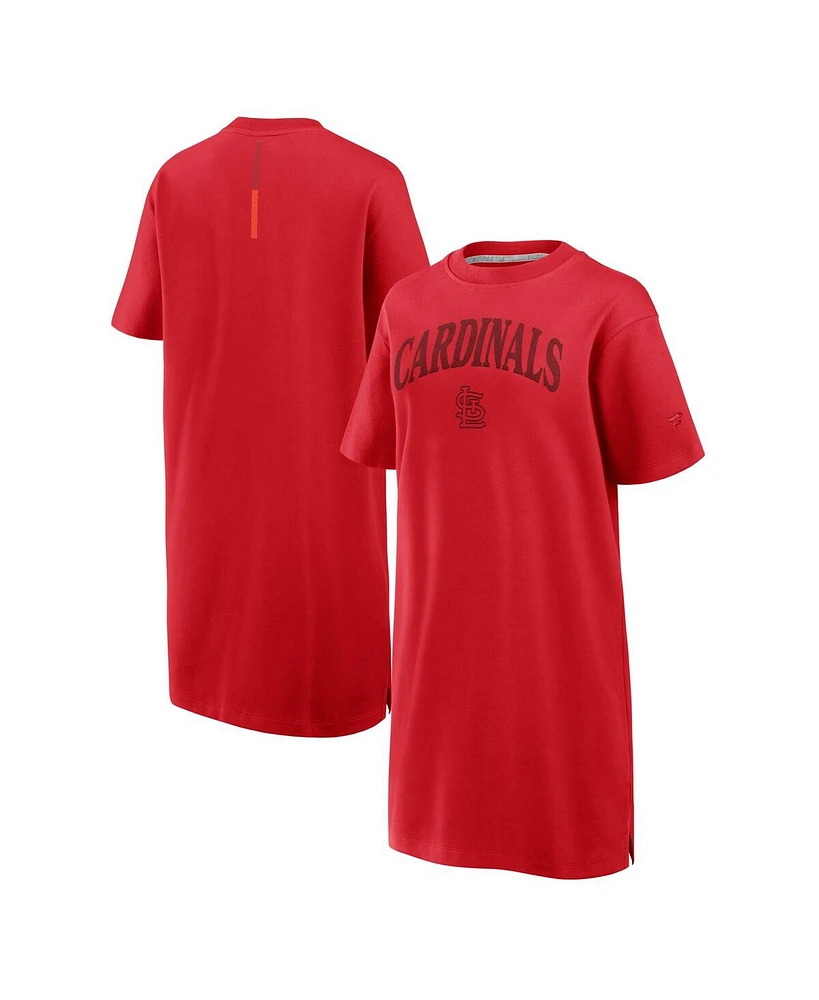 Fanatics Women's Red St. Louis Cardinals Elements Cotton Dress