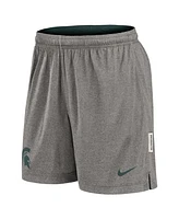 Nike Men's Green/Heather Gray Michigan State Spartans Player Reversible Shorts