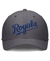 Nike Men's Gray Kansas City Royals Swoosh Performance Flex Hat