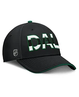 Fanatics Men's Black/Green Dallas Stars Authentic Pro Rink Team Code Flex Hat