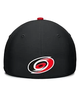 Fanatics Men's Black/Red Carolina Hurricanes Authentic Pro Rink Team Code Flex Hat