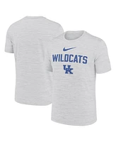 Nike Men's White Kentucky Wildcats Campus Slant Velocity Performance T-Shirt