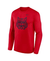 Nike Men's Red Arizona Wildcats Primetime Alternate Logo Legend Long Sleeve T-Shirt