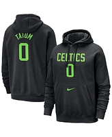 Nike Men's Jayson Tatum Black Boston Celtics 2024/25 City Edition Name Number Pullover Hoodie