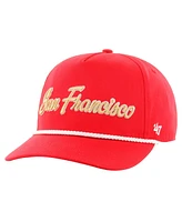 '47 Brand Men's Scarlet San Francisco 49ers Overhand Hitch Adjustable Hat