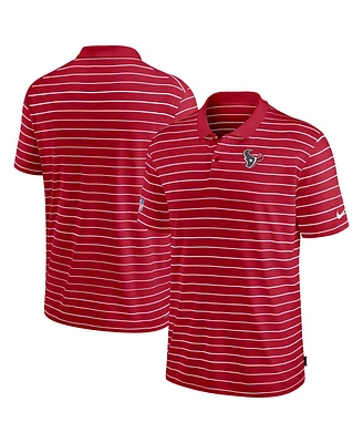 Nike Men's Red Houston Texans Sideline Lock Up Victory Performance Polo