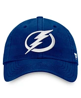 Fanatics Men's Blue Tampa Bay Lightning Core Primary Logo Adjustable Hat