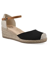 White Mountain Women's Maintain Espadrille Wedge Sandals