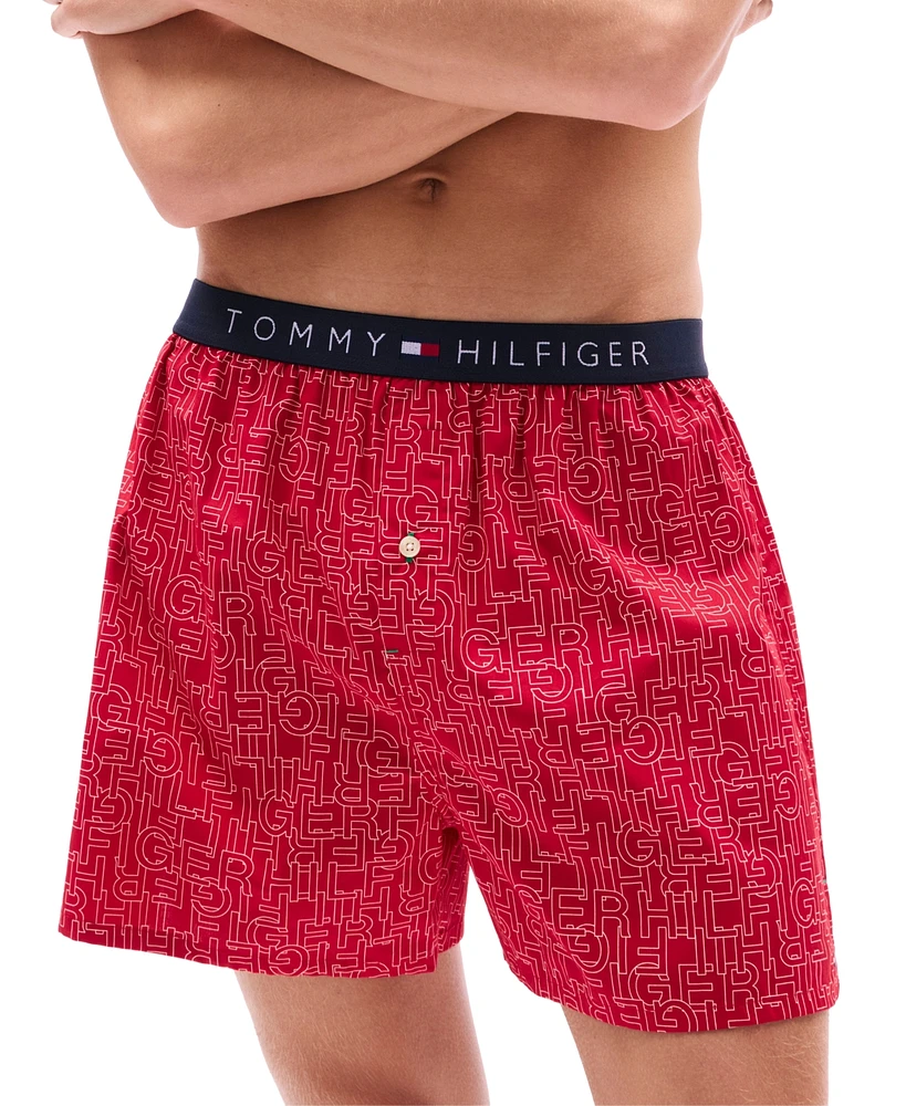 Tommy Hilfiger Men's Printed Woven Boxers