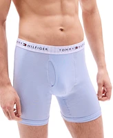 Tommy Hilfiger Men's 3-Pk. Cotton Classics Boxer Briefs - Breezy Blue/bank Blue/desert Sky