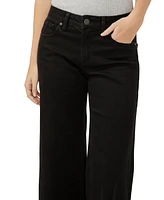 Silver Jeans Co. Women's Suki Mid Rise Curvy Fit Wide Leg