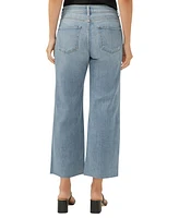 Silver Jeans Co. Women's Suki Mid Rise Curvy Fit Wide Leg
