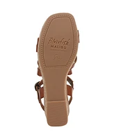 Blowfish Malibu Women's Aurora Open Square Toe Strappy Wedge Sandals