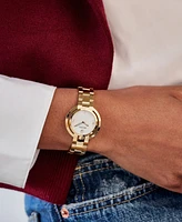 Bulova Women's Rubaiyat Gold-Tone Stainless Steel Bracelet Watch 31mm
