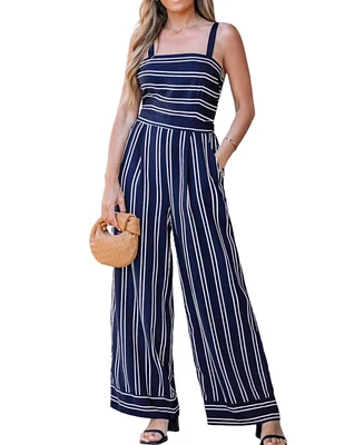 Women's Bold Moves Striped Jumpsuit