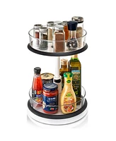 Sorbus 2-Tier Clear Lazy Susan Turntable Organizer