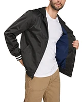 Champion Men's Jersey Hood Varsity Bomber Jacket