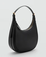 Mango Women's Leather Effect Shoulder Bag