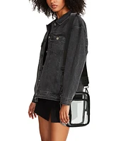 Madden Girl Willowv Clear Cellphone Crossbody Bag