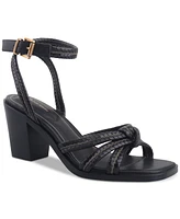 Giani Bernini Women's Renaee Block Heel Woven Strappy Dress Sandals, Created for Macy's