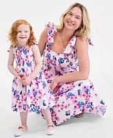 On 34th Womens Little Girl Mommy Me Matching Floral Print Dress Exclusively At Macys