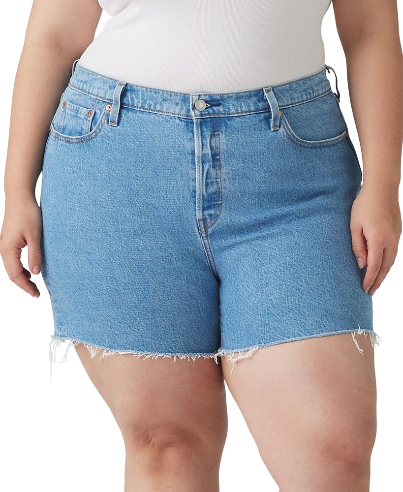 Levi's Plus 501 Original High-Rise Shorts