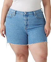 Levi's Plus 501 Original High-Rise Shorts