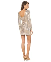 Dress the Population Women's Nathalia Sequined Bodycon Dress