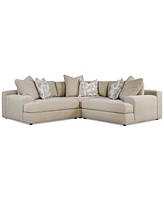 Klarke 3-Pc. L Sectional With Deep Seating, Exclusively at Macy's