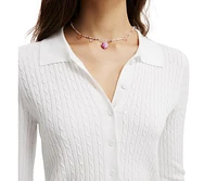 Cotton On Women's Preppy Button Through Polo