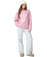 Edikted Womens Apres Ski Oversized Sweater