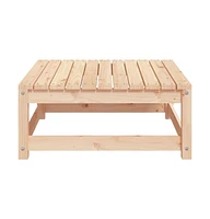 Patio Footstool 27.6"x27.6"x11.8" Solid Wood Pine