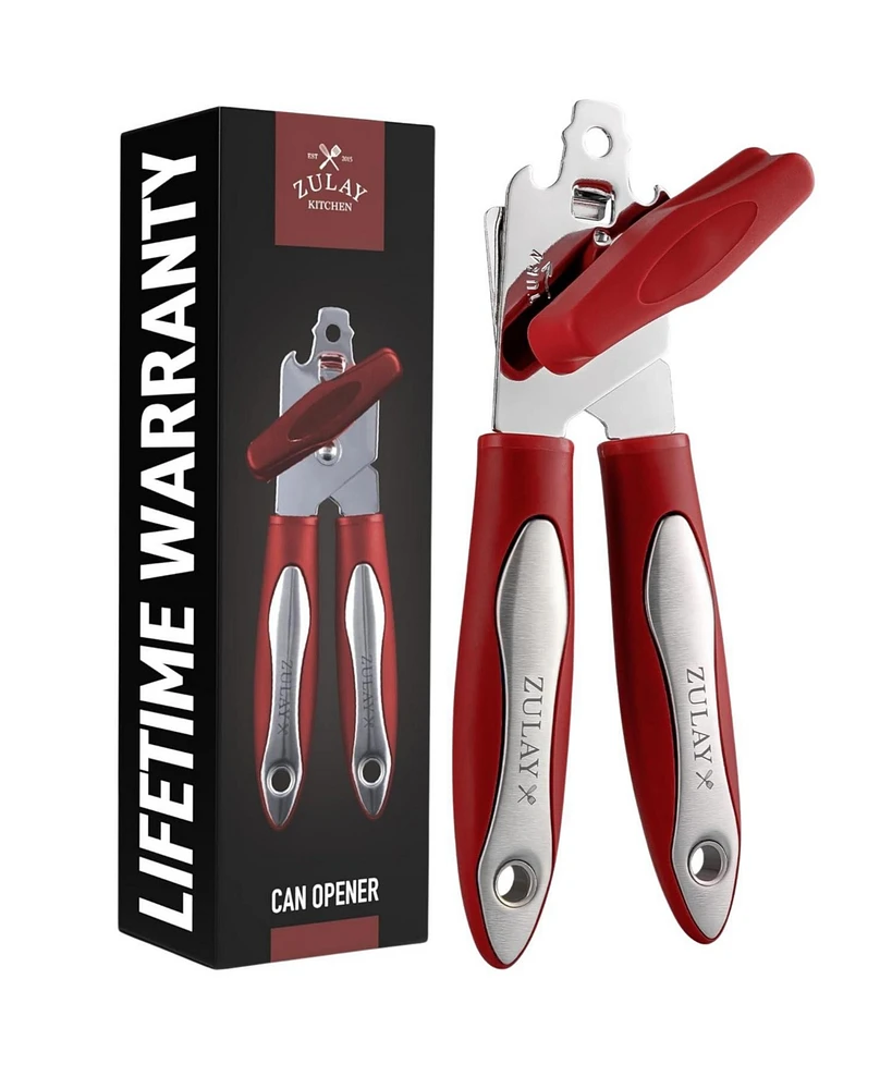 Heavy Duty 2 in 1 Can Opener Wide Grip Smooth Edge Cut