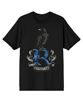 Harry Potter Big & Tall Ravenclaw Raven Black T-shirt-4XL