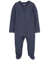 PurelySoft by Carter's Baby Boys Zip-Up Sleep & Play Footed Pajamas