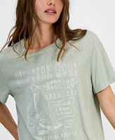 Love Tribe Juniors' Western Soul Records Graphic T-Shirt