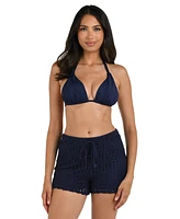 La Blanca Women's Waverly Crochet Beach Shorts