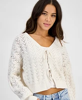 Guess Women's Ruth Cotton Cropped Cardigan