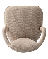 Manhattan Comfort 24.8" Palmer Modern Tweed Dining Armchair