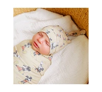 Copper Pearl Baby Mickey Mouse Top Knot Hat, 0-4mo