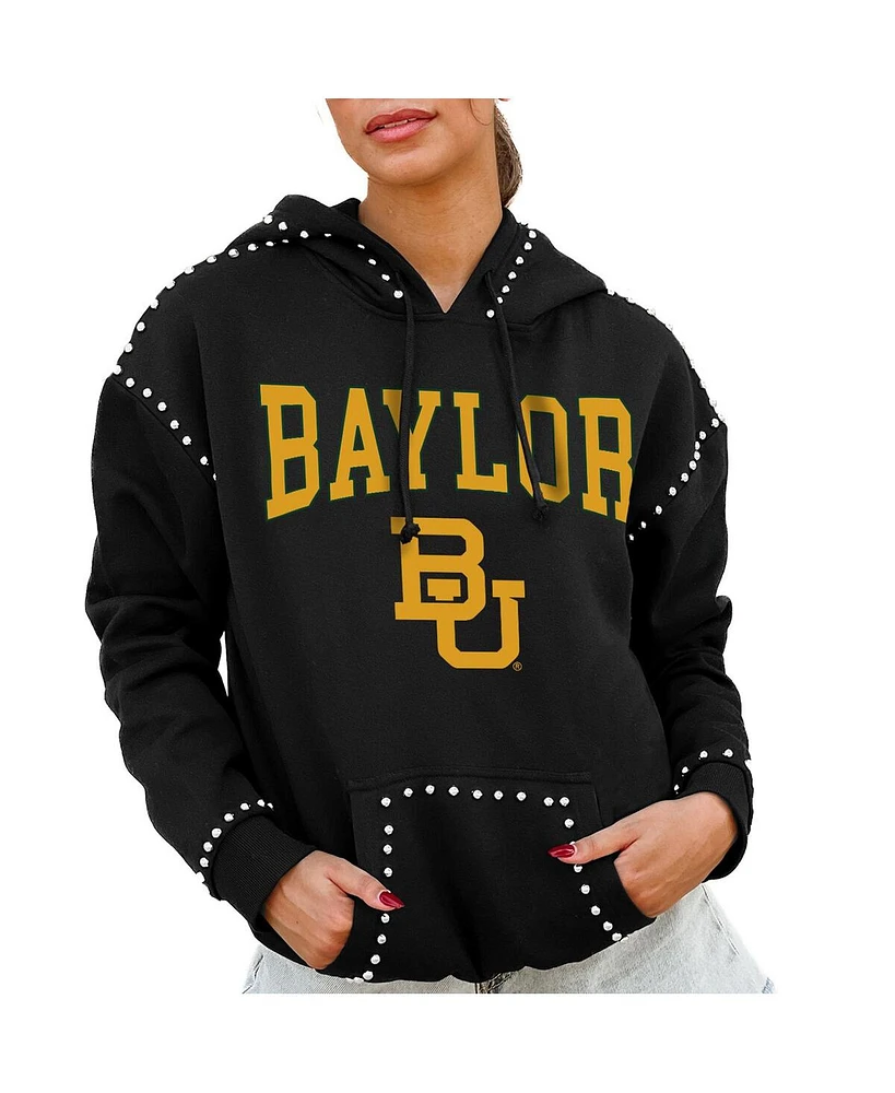 Gameday Couture Women's Black Baylor Bears Studded Pullover Hoodie