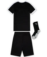 Puma Big Boys 3-Pc. Performance T-Shirt, Shorts & Socks Set