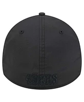 New Era Men's Black San Francisco 49ers Hydro 39THIRTY Flex Hat