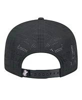 New Era Men's Black Cincinnati Reds Laser Cut 9FIFTY Snapback Hat