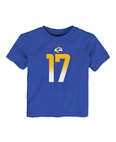 Nike Toddler Puka Nacua Royal Los Angeles Rams Player Name Number T-Shirt