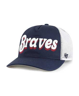 '47 Brand Women's Navy Atlanta Braves Biloxi Hitch Adjustable Hat