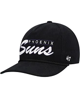 '47 Brand Men's Black Phoenix Suns Double Header Sidepatch Cord Hitch Adjustable Hat